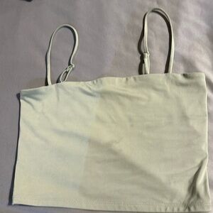 Express body contour cropped tube top